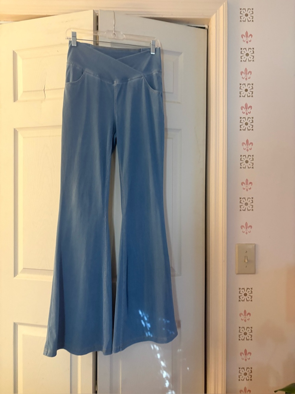 Women's Halara Sky Blue Flared Jeans